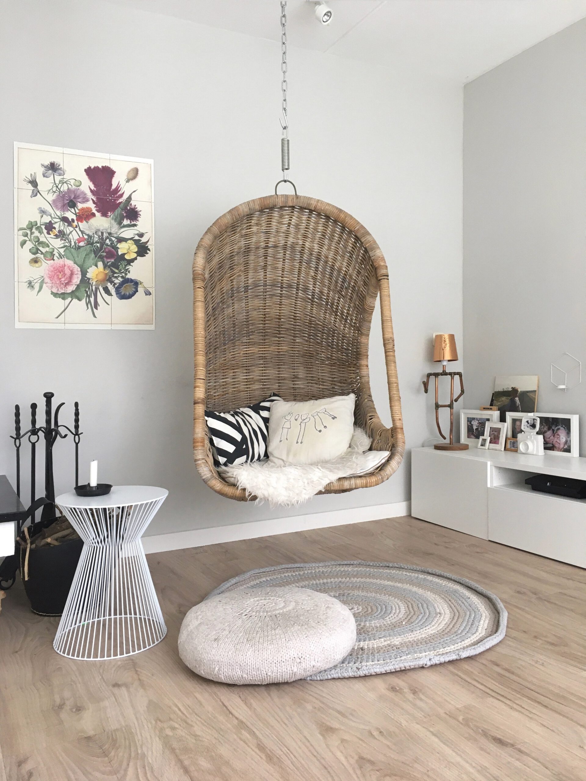 Werkloos Confronteren kleur 5x een hangstoel in de woonkamer - Rinske interieurstyling