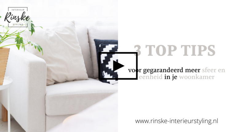 3 top tips voor sfeer en eenheid in je woonkamer
